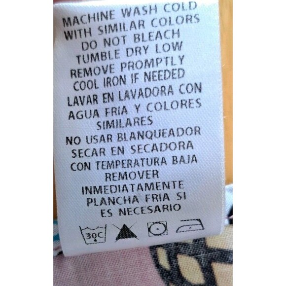 Minnie Mouse Pink Hawaiian Pineapples Nurse Uniform Scrub Top Women's Size XL - Picture 4 of 11